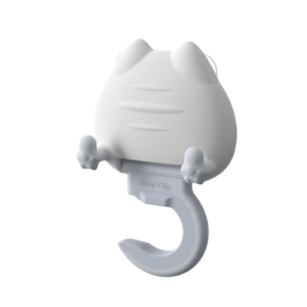 貓咪無痕拖把掛勾(顏色隨機)