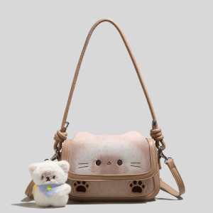 GIRRYA 烤吐司貓斜背包