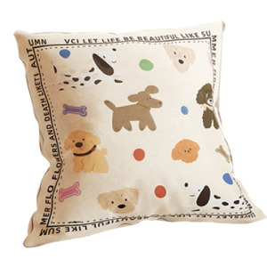 貓狗趣集絨布抱枕(兩款可選)