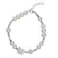 珍珠母貝貓咪碎銀手鍊_1