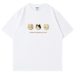 小貓麵包寬鬆T恤(多色可選)