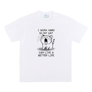 我工作是為了貓T恤(多款可選)