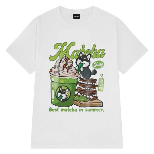 狗狗抹茶奶昔T恤(多款可選)