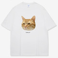 橘貓瞇眼寬鬆T恤(多款可選)_1
