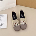 刺繡貓圓頭平底鞋(多款可選)_1