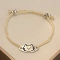 卡通貓咪編織手鍊(兩色可選)_1