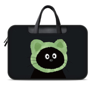 俏皮黑貓可手提肩背電腦包(兩色可選)