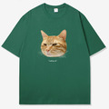 橘貓瞇眼寬鬆T恤(多款可選)_2