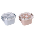 日本美短貓方形迷你保鮮盒170ml (兩色可選)