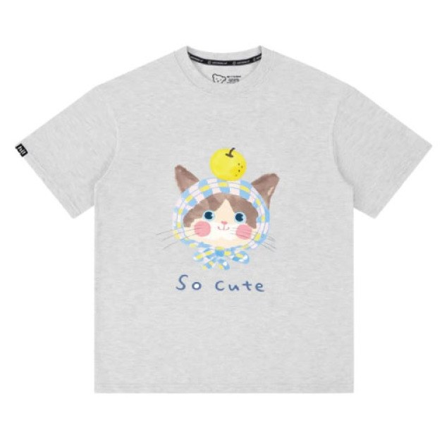 梨子頭巾貓咪T恤(多款可選)