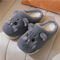 貓咪造型毛絨室內拖鞋(尺色可選)_4