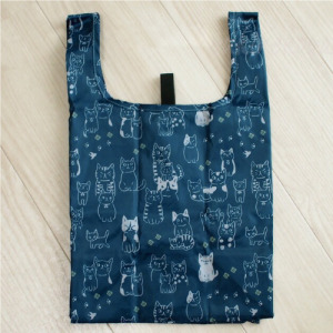 可愛貓咪折疊購物袋(兩款可選)