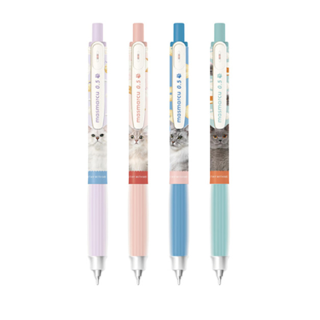 全是喵按壓原子筆 4支裝