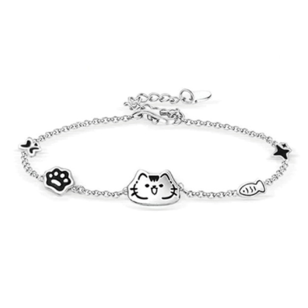 貓咪主題吊墜手鍊