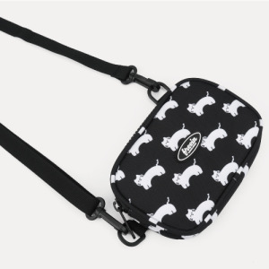 貓咪印花迷你掛脖斜背包