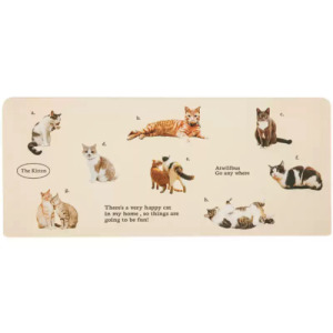 貓咪心思大猜測桌墊