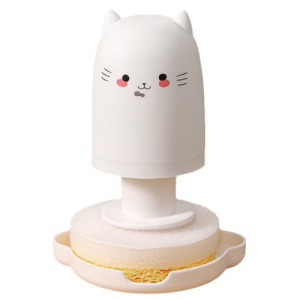 貓咪造型木漿棉鍋刷