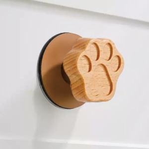 貓爪把木色自黏把手