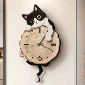 賓士貓年輪時鐘