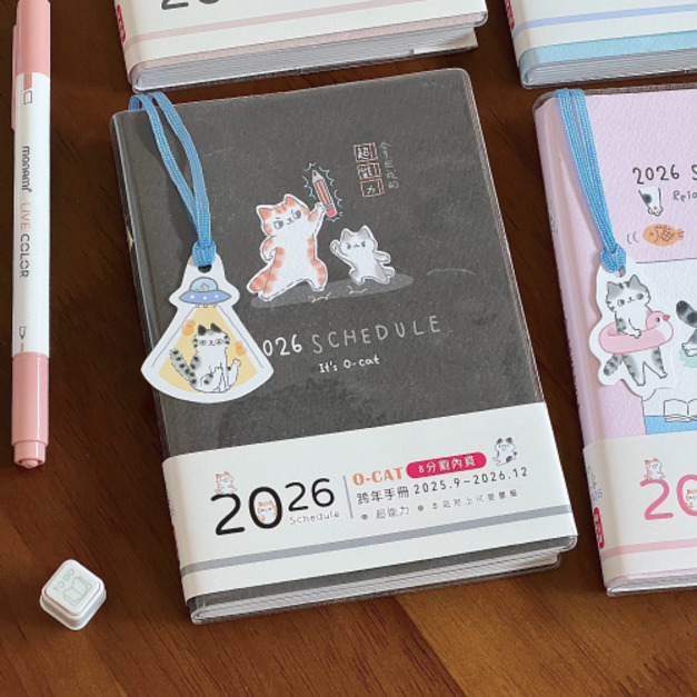 2026年B6不理貓咪月週計畫記事本(多款可選)