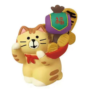 運財虎小公仔擺飾