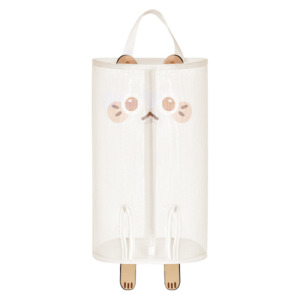 貓咪造型懸掛收納網袋-雙筒