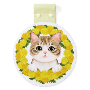 貓咪圓形懸掛擦手巾(多款可選)