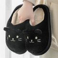 貓咪厚底毛絨拖鞋(多款可選)_2