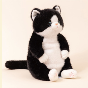 坐姿呆呆貓毛絨娃娃 45cm (多款可選)