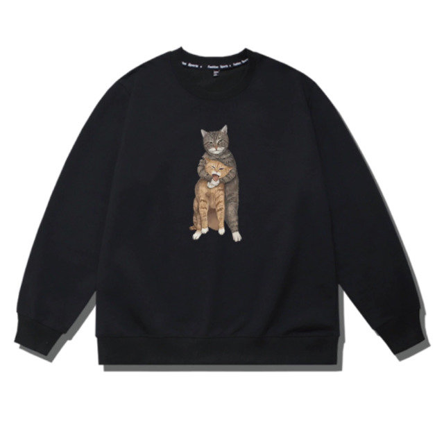 掐脖貓長袖上衣(多款可選)