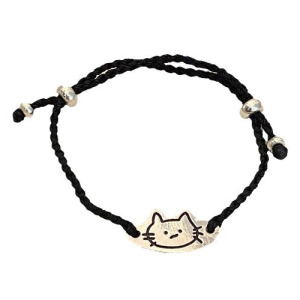 卡通貓咪編織手鍊(兩色可選)
