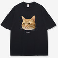 橘貓瞇眼寬鬆T恤(多款可選)