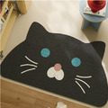 貓咪卡通頭像絲圈防滑地墊(多款可選)_1