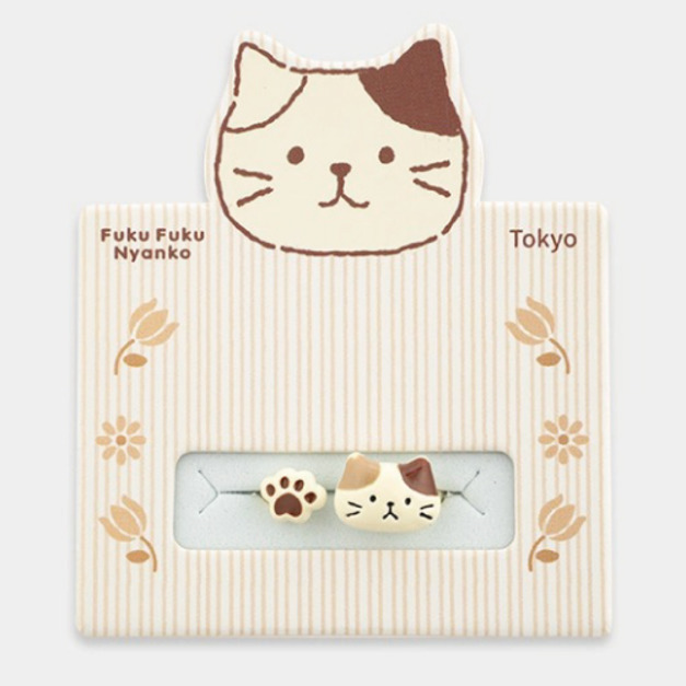 Fuku 福貓 奶酪貓與肉球開口戒指