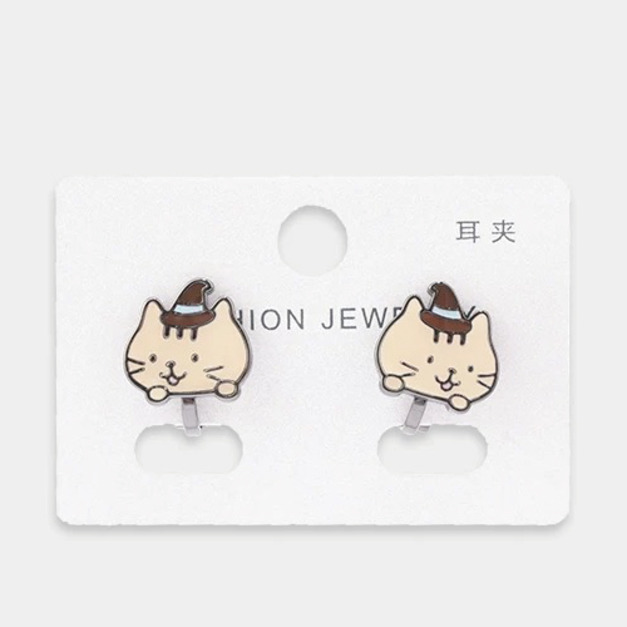 Fuku 福貓 巫師鯛魚貓耳夾