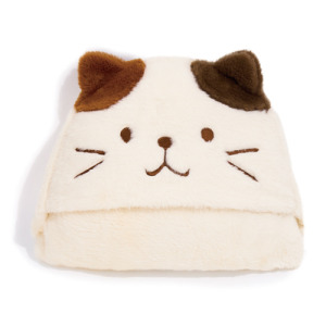 福貓加厚貓頭連帽披肩