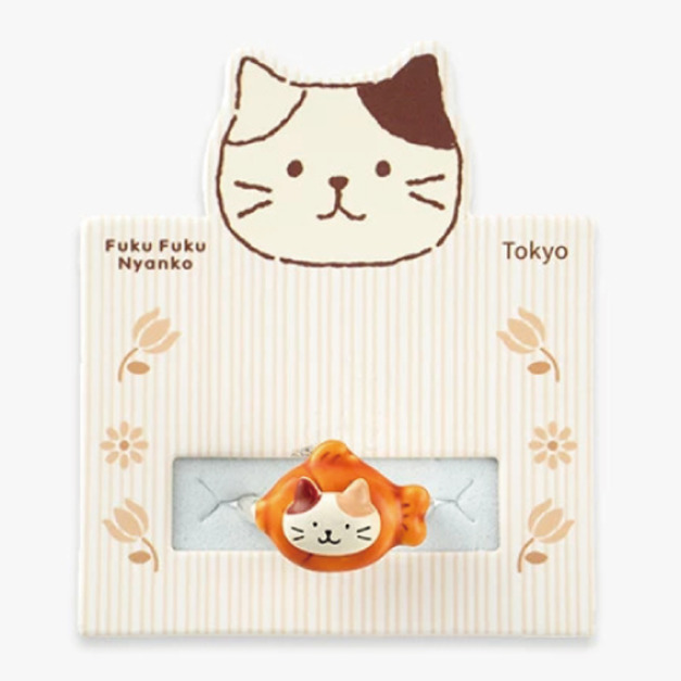 福貓 麵包魚開口戒指