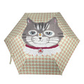 Kusuguru 貓蜜豆公主超輕量印花雨傘(四色可選)_3
