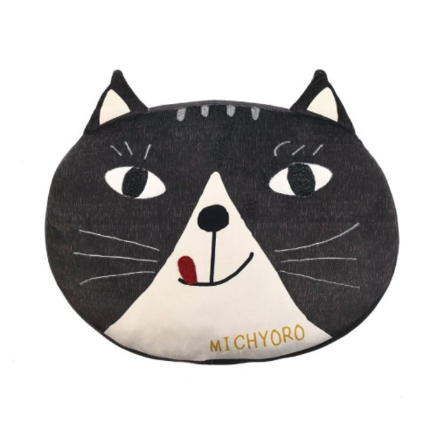 kusuguru 刺繡圓形抱枕靠枕 (多款可選)