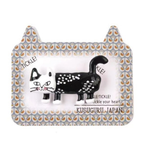 日本 Kusuguru 猫咪/狗狗造型徽章胸针(多款可選)