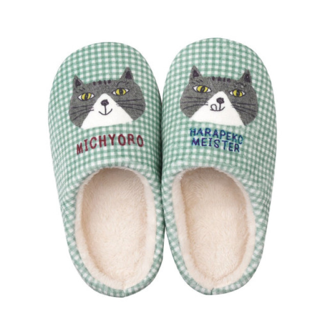 Kusuguru 貓咪保暖加絨室內拖(多款可選)