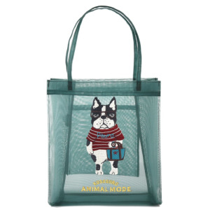 Kusuguru 刺繡保羅法鬥雪紡手提包