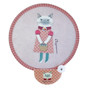 Kusuguru 折疊隨身圓扇(多款可選)