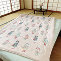 Kusuguru 貓咪單人涼感被-蜜豆公主140&times;190cm(兩色可選)