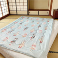 Kusuguru 貓咪單人涼感被-蜜豆公主140&times;190cm(兩色可選)_1