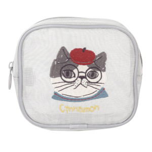 Kusuguru 刺繡露西網布收納包