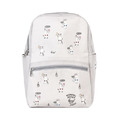 Kusuguru 刺繡貓咪帆布後背包(三色可選)