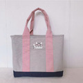 Kusuguru 眼鏡貓拚色分層收納托特包(兩色可選)_1