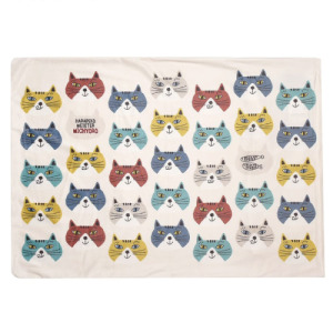 Kusuguru 貓咪超柔絨布料枕頭套/單個(多款可選)