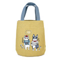 Kusuguru 貓咪法鬥圓底手提包(兩色可選)